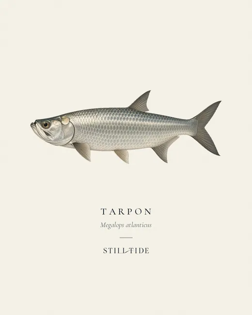 Tarpon specimen print