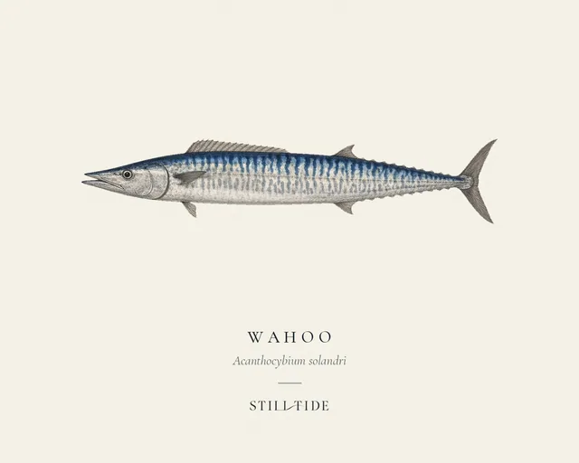 Wahoo specimen print